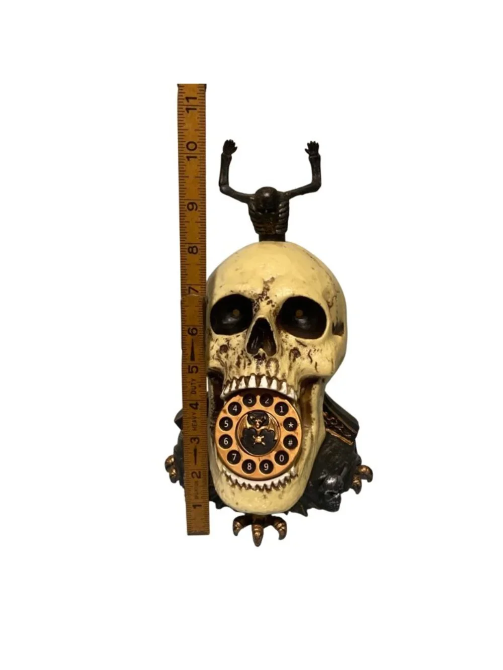 Vintage Halloween Haunted Phone Light Up And Sound Telephone - Works